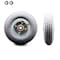Service Caster SCC-8" x 2.5" Gray Pneumatic Wheel Only w/3.1875" Centered Hub and Ball Bearings SCC-FPB280-4C-GRAY-BRGKIT - alternate 1